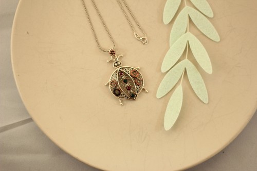 Ruby emerald necklace for - &,