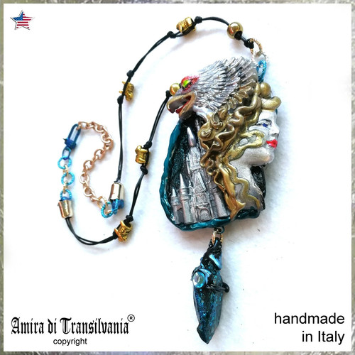 Necklace pendant gothic - necklace,