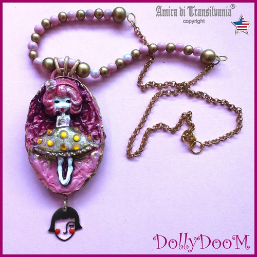 Pink doll fashion - fashion, necklace