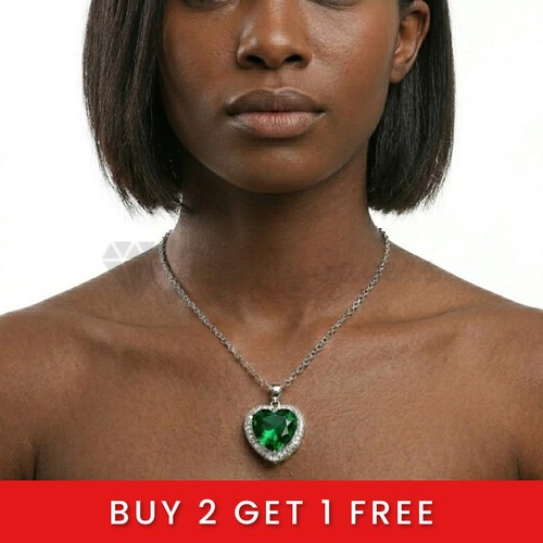 Romantic emerald green heart - romantic,