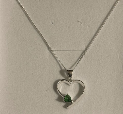 New sterling silver heart - silver,
