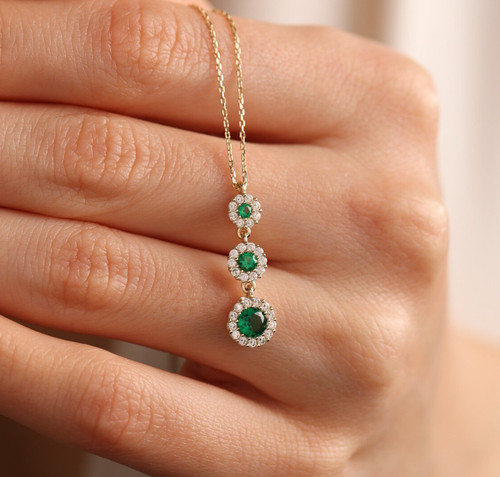 Victorian diamond emerald - diamond,