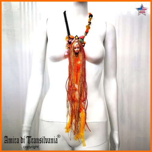 Necklace pendant jewelry - pendant, doll