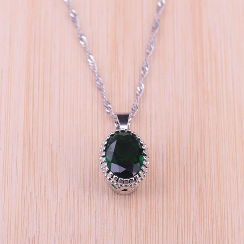 Emerald green pendant - emerald,