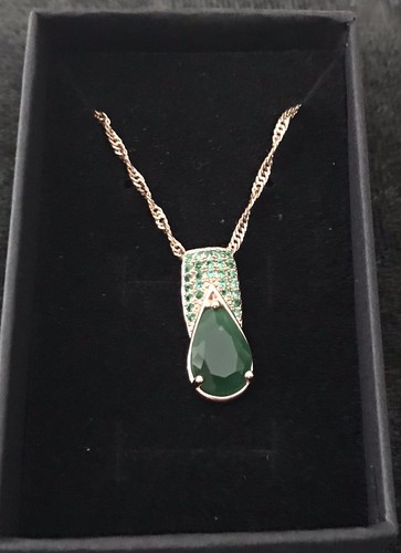 14ct gold silver emerald - 14ct,