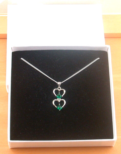 Sterling silver emerald lab - sterling,
