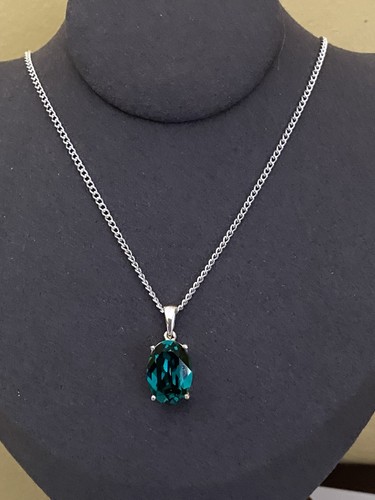 Sterling silver and emerald - and,