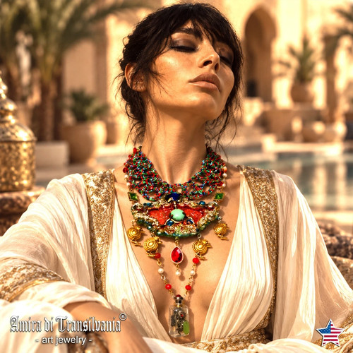 Multi strand necklace - multi,