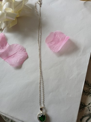 Sterling silver necklace with