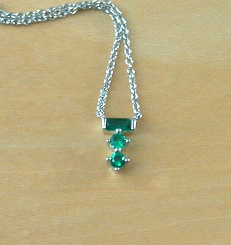 Sterling silver emerald - sterling,