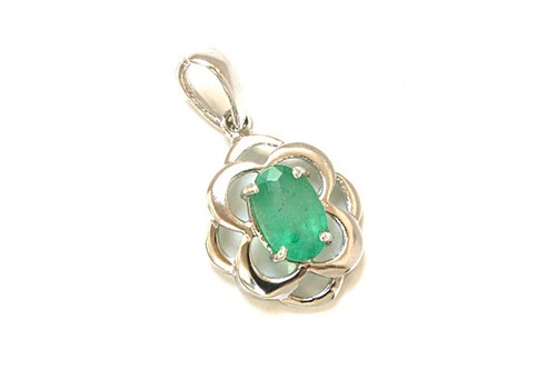 Sterling silver emerald celtic - sterling,