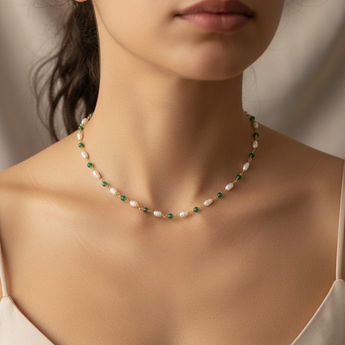 Freshwater pearl emerald - pearl,