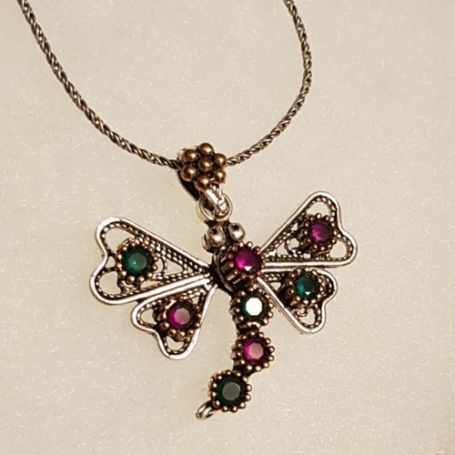 Ruby emerald necklace - &,
