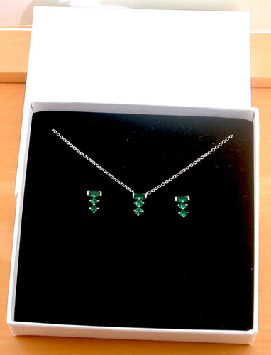 Sterling silver emerald - sterling,