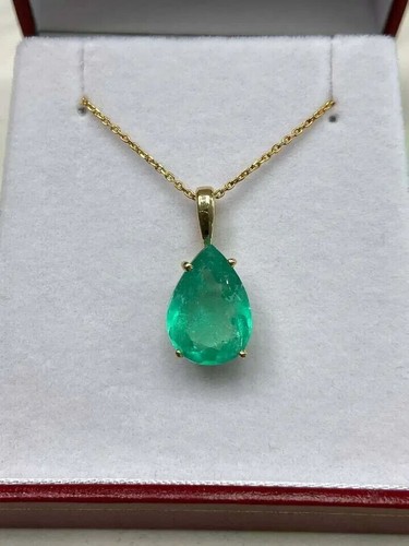 Pear cut green - ct,