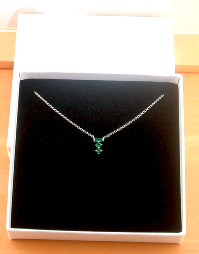 Sterling silver emerald lab - sterling,