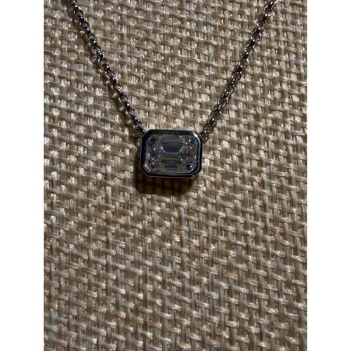 Emerald cut moissanite - 1.0,